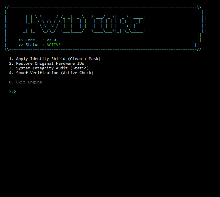 HWID before spoofing
